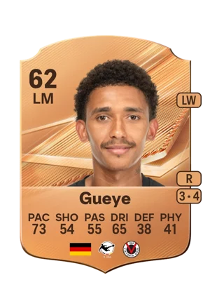 Gueye - 62 - Rare EA FC 27 card