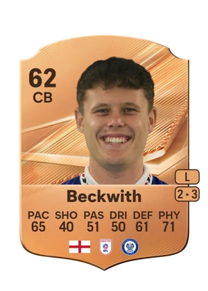 Beckwith - 62 - Rare EA FC 27 card