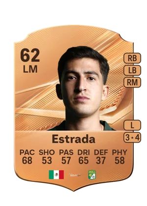 Estrada - 62 - Rare EA FC 27 card