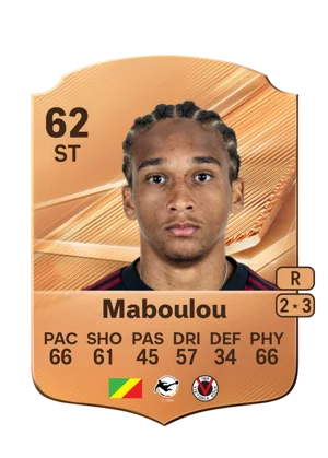 Maboulou - 62 - Rare EA FC 27 card