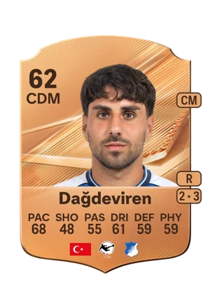 Dağdeviren - 62 - Rare EA FC 27 card
