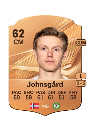 Johnsgård - 62 - Rare EA FC 27 card