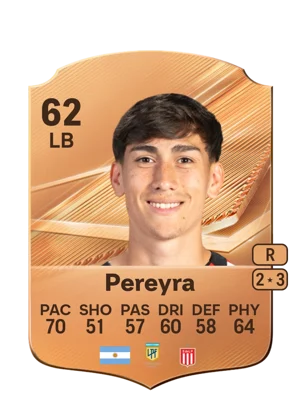 Pereyra - 62 - Rare EA FC 27 card