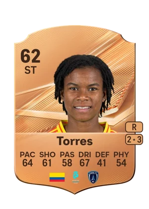 Torres - 62 - Rare EA FC 27 card