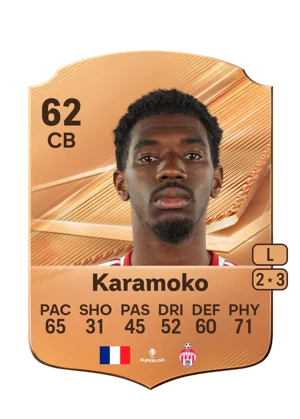 Karamoko - 62 - Rare EA FC 27 card