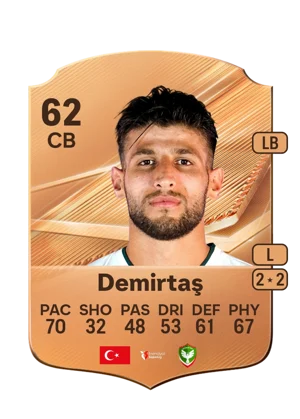 Demirtaş - 62 - Rare EA FC 27 card
