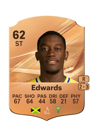 Edwards - 62 - Rare EA FC 27 card