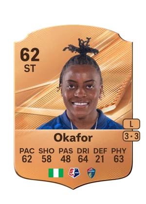 Okafor - 62 - Rare EA FC 27 card