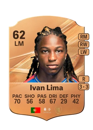 Ivan Lima - 62 - Rare EA FC 27 card