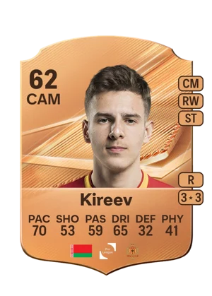 Kireev - 62 - Rare EA FC 27 card