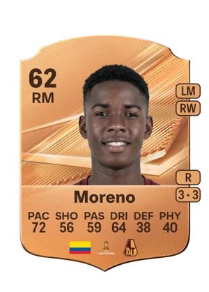 Moreno - 62 - Rare EA FC 27 card