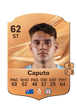 Caputo - 62 - Rare EA FC 27 card