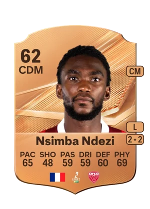 Nsimba Ndezi - 62 - Rare EA FC 27 card