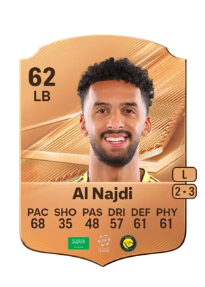 Al Najdi - 62 - Rare EA FC 27 card