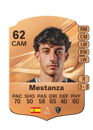 Mestanza - 62 - Rare EA FC 27 card