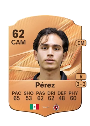 Pérez - 62 - Rare EA FC 27 card