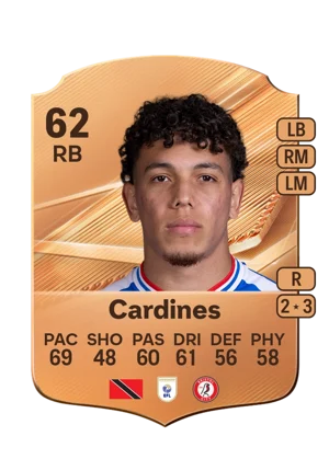 Cardines - 62 - Rare EA FC 27 card