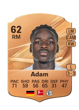 Adam - 62 - Rare EA FC 27 card