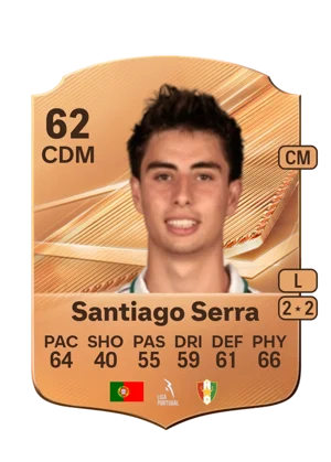 Santiago Serra - 62 - Rare EA FC 27 card