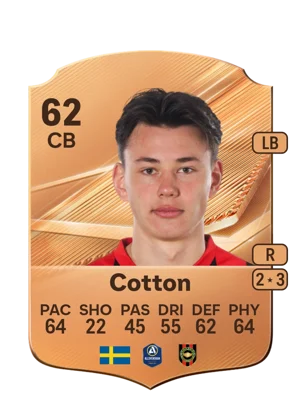 Cotton - 62 - Rare EA FC 27 card