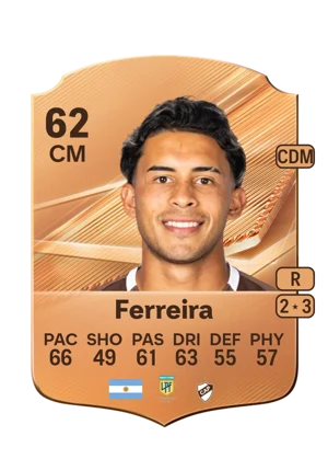 Ferreira - 62 - Rare EA FC 27 card