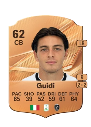 Guidi - 62 - Rare EA FC 27 card