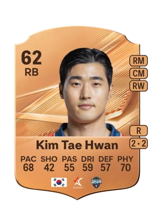 Kim Tae Hwan - 62 - Rare EA FC 27 card