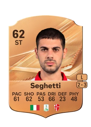 Seghetti - 62 - Rare EA FC 27 card