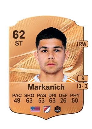 Markanich - 62 - Rare EA FC 27 card