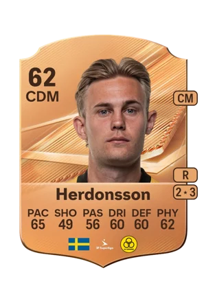 Herdonsson - 62 - Rare EA FC 27 card