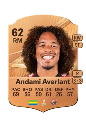 Andami Averlant - 62 - Rare EA FC 27 card