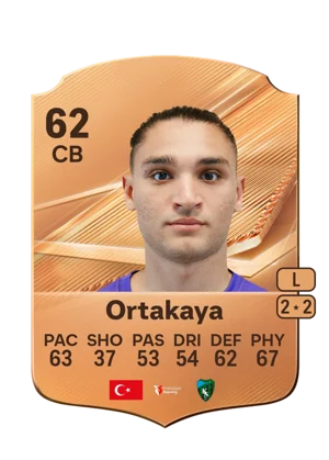 Ortakaya - 62 - Rare EA FC 27 card