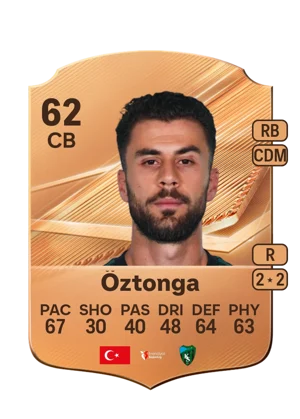 Öztonga - 62 - Rare EA FC 27 card