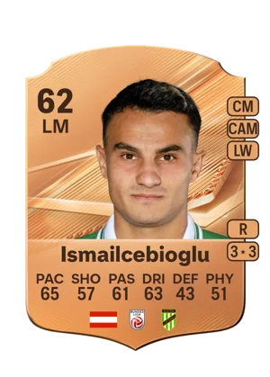 Ismailcebioglu - 62 - Rare EA FC 27 card