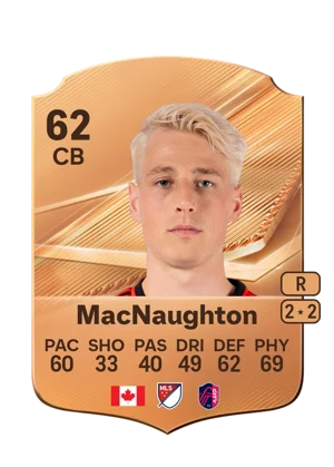 MacNaughton - 62 - Rare EA FC 27 card