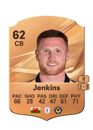 Jenkins - 62 - Rare EA FC 27 card
