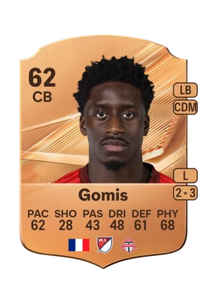 Gomis - 62 - Rare EA FC 27 card