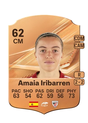 Amaia Iribarren - 62 - Rare EA FC 27 card