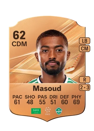 Masoud - 62 - Rare EA FC 27 card