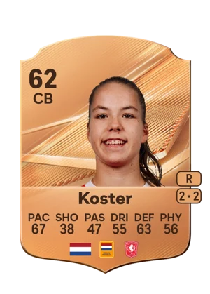 Koster - 62 - Rare EA FC 27 card