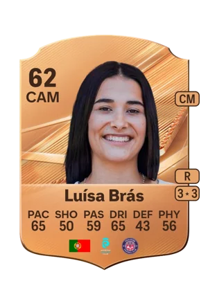 Luísa Brás - 62 - Rare EA FC 27 card