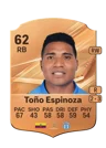 Toño Espinoza - 62 - Rare
