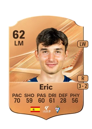 Eric - 62 - Rare EA FC 27 card