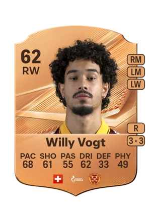 Willy Vogt - 62 - Rare EA FC 27 card