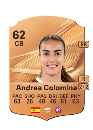 Andrea Colomina - 62 - Rare EA FC 27 card