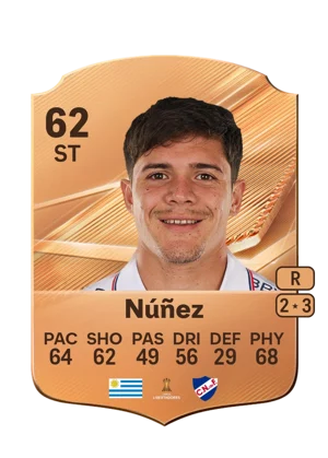 Núñez - 62 - Rare EA FC 27 card