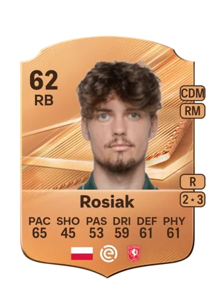 Rosiak - 62 - Rare EA FC 27 card
