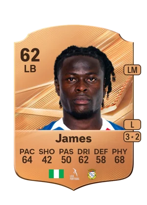 James - 62 - Rare EA FC 27 card