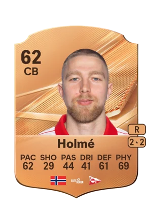 Holmé - 62 - Rare EA FC 27 card
