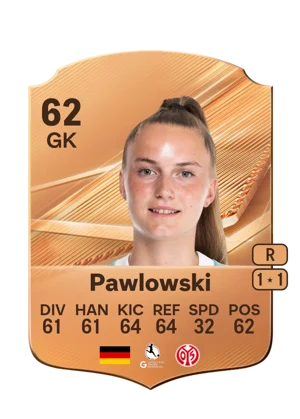 Pawlowski - 62 - Rare EA FC 27 card